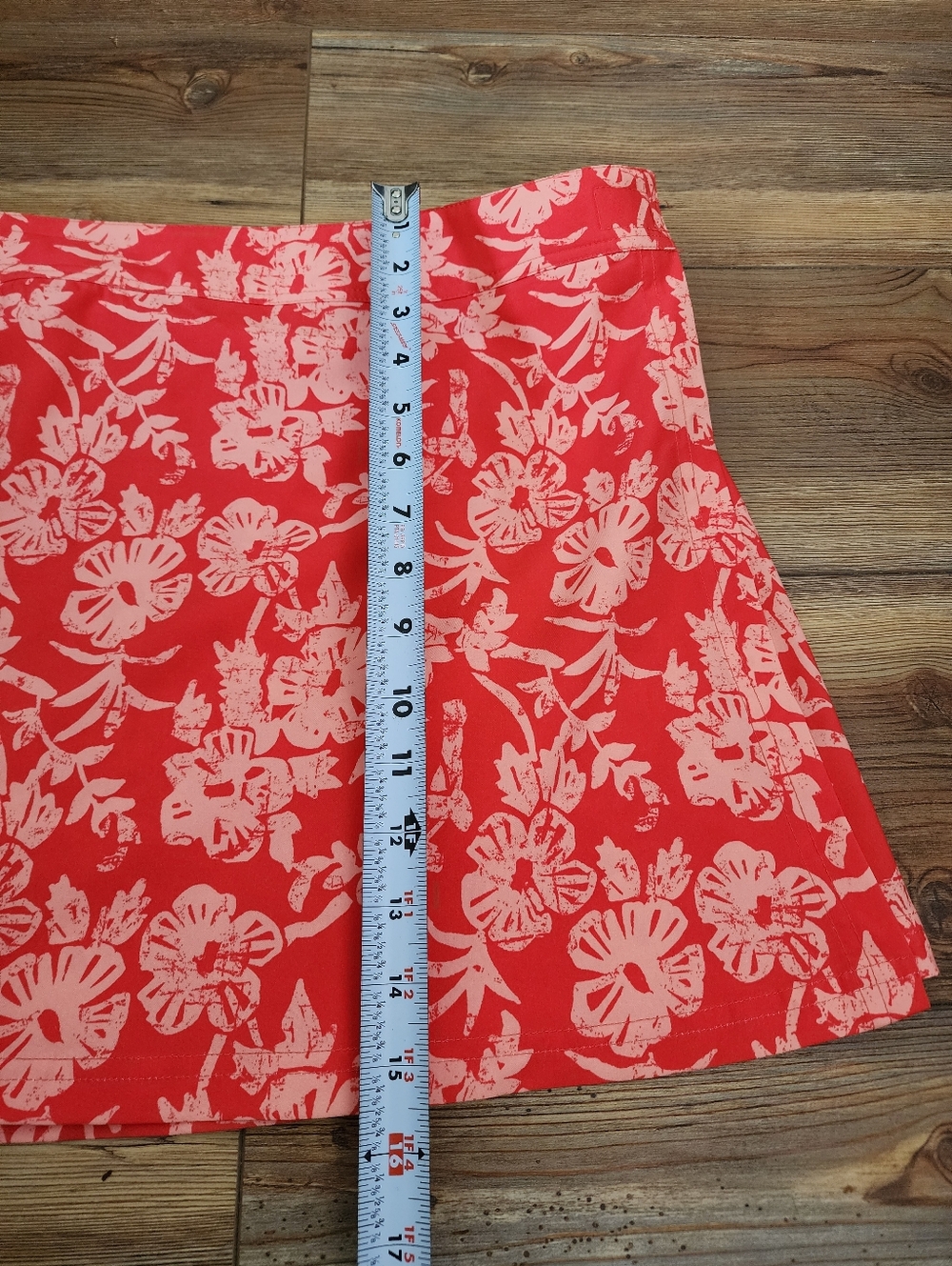 Ripskirt Hawaii Women's Wrap Skirt Swim Cover M Coral Tropical Floral - Picture 2 of 9